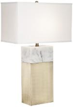Pacific Coast Lighting Metal And Resin Table Lamp With Brass Plated 1W570