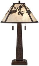 Pacific Coast Lighting Metal And Resin Table Lamp With Dark Bronze Finish 73M79