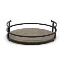 Stratton Home Decor Metal And Wood Tray S21712