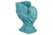 Urban Trends Ceramic Statue With Cyan Finish 40009