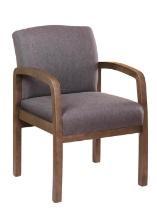 Boss Commercial Grade Linen Chair In Slate Grey Finish B9580DW-SG