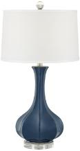 Pacific Coast Lighting Ceramic Table Lamp With Regatta Blue Finish 56J30