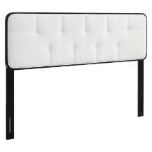 Modway Collins Tufted Twin Fabric And Wood Headboard In Black MOD-6232-BLK-WHI