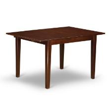 East West Furniture Norfolk Wood Regular Height Table With Mahogany NFT-MAH-T