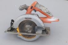 Ridgid Circular Saw with battery and charger