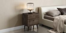 BRAND NEW WOOD 2-DRAWER OAK NIGHTSTAND - PACK OF 2