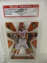 Trevor Lawrence Clemson 2021 Rookies & Stars Draft Picks ROOKIE #301 graded PAAS Mint 9