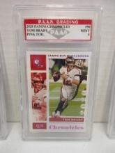 Tom Brady Buccaneers 2020 Panini Chronicles Pink Foil #90 graded PAAS Mint 9