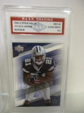 Julius Jones Cowboys 2004 Upper Deck ROOKIE #RP-JJ graded PAAS Gem Mint 9.5