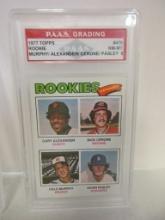 Dale Murphy Atlanta Braves 1977 Topps ROOKIE #476 graded PAAS NM-MT 8