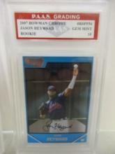 Jason Heyward Braves 2007 Bowman Chrome ROOKIE #BDPP54 graded PAAS Gem Mint 10