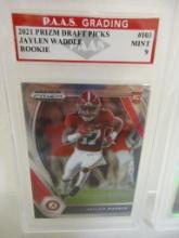 Jaylen Waddle Alabama 2021 Prizm Draft Picks ROOKIE #103 graded PAAS Mint 9