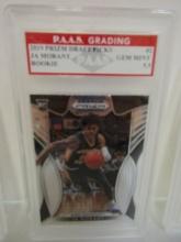 Ja Morant Grizzlies 2019 Prizm Draft Picks ROOKIE #2 graded PAAS Gem Mint 9.5