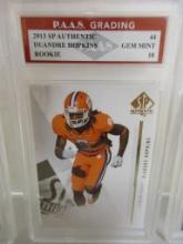 Deandre Hopkins Clemson 2013 SP Authentic ROOKIE #44 graded PAAS Gem Mint 10