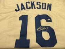 Bo Jackson of the Kansas City Royals signed autographed baseball jersey PAAS COA 074