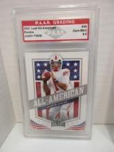 Justin Fields Buckeyes  Leaf All American ROOKIE #49 graded PAAS Gem Mint 9.5