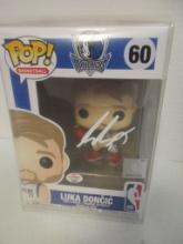 Luka Doncic of the Dallas Mavericks signed autographed Funko Pop PAAS COA 807