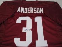 Will Anderson Jr of the Alabama signed autographed football jersey PAAS COA 402