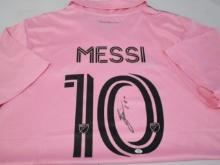 Leo Messi of the Inter Miami signed autographed soccer jersey PAAS COA 165