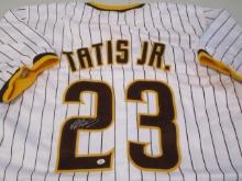 Fernando Tatis Jr of the San Diego Padres signed autographed baseball jersey PAAS COA 438