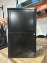 black 2 drawer vertical file cabinet black