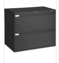 work pro 2 drawer 30'' wide black lateral file cabinet