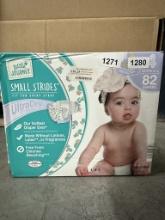 little journey small strides size 4 diapers 82 per box