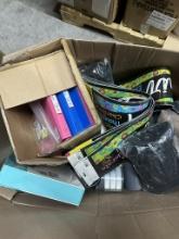 Box lot of school supplies Over 35 units