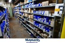 (9) Bays of Light Duty Shelving w/ Contents