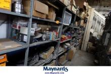 (4) Bays of Lite Duty Shelving Units w/ Contents