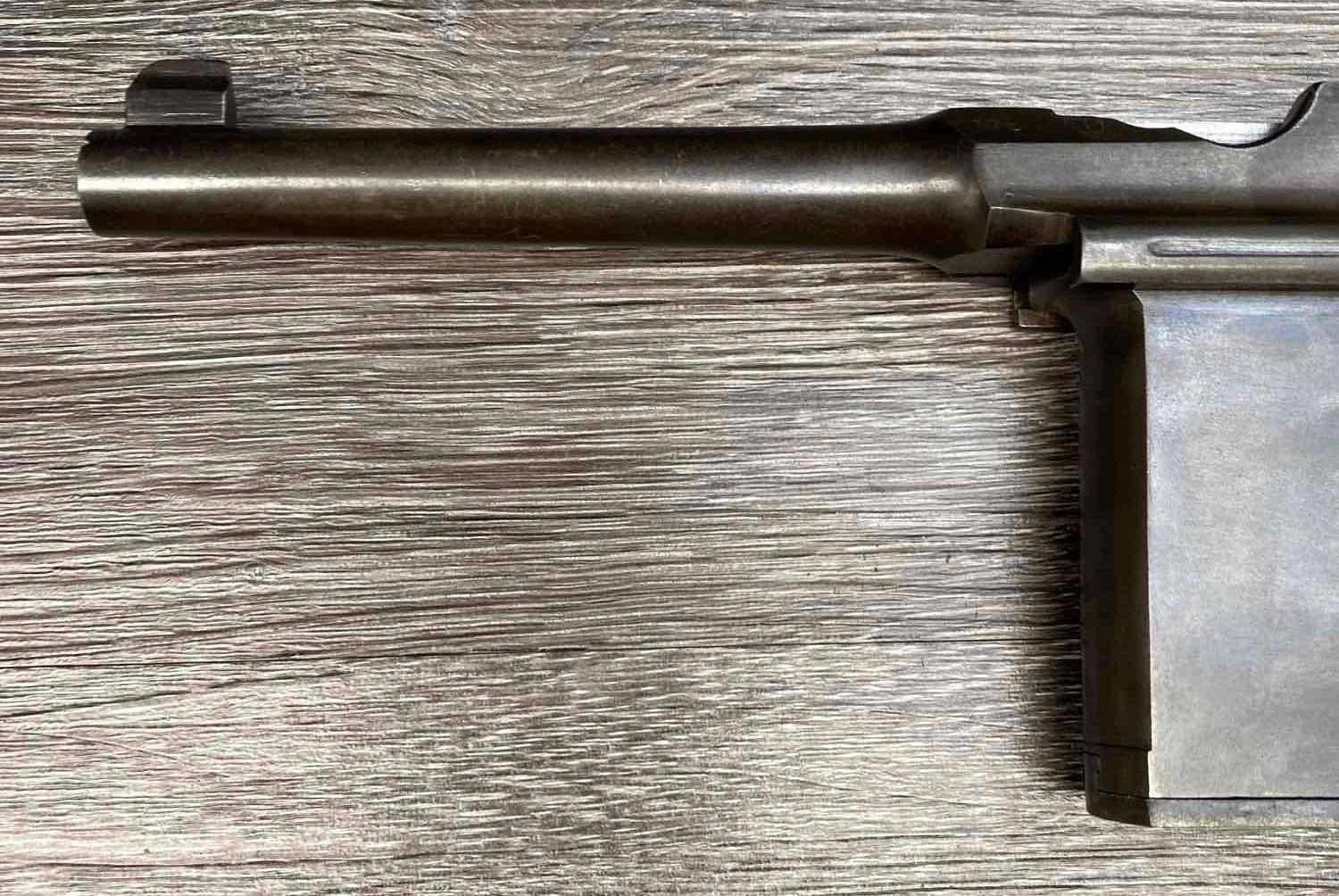 CHINESE PRODUCTION C-96 BROOMHANDLE MAUSER SEMI-AUTO PISTOL .45 CAL