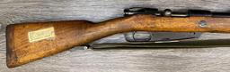 ERFURT MODEL 1888 TURKISH COMMISSION MAUSER BOLT ACTION RIFLE 8 X 57MM W/WOVEN SLING