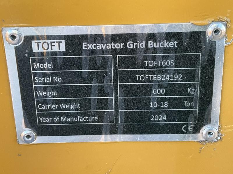 TOFT TOFT60S 42IN GRID BUCKET FOR EXCAVATOR