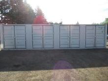 2024 40' HIGH CUBE SHIPPING CONTAINER W/ (4) SIDE DOORS