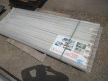 (30) SIMPLE SPACE 8' X 3' CLEAR POLYCARBONATE ROOF PANELS (UNUSED)