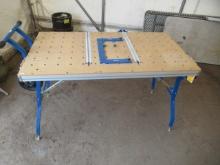 KREG PROJECT ''55'' X 30'' TABLE TOP W/ PROJECT TABLE BASE (UNUSED)