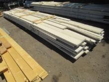 APPROX (45) PIECES OF ASSORTED COATED LUMBER (UP TO 20' LONG)