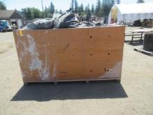 CRATE OF ASSORTED CUSHIONED TARPING