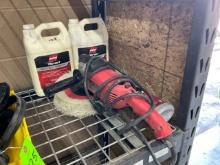 MILWAUKEE 7"/9" POLISHER W/TRUE GRIT HEAVY DUTY COMPOUND