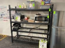 4-SHELF METAL RACK