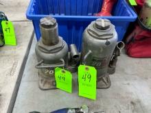 (2) 20 TON BOTTLE JACKS