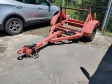 1992 Allegheny Single axle reel trailer