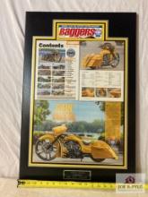 Baggers Magazine Article "Goin Coastal" Gold Victory Photo Frame