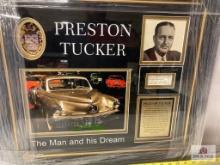 Preston Tucker "Tucker" Signed Cut Photo Frame