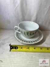 1997 "Titanic" Teacup & Saucer Movie Prop COA