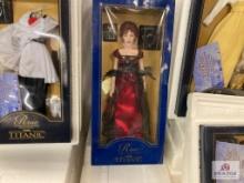 Franklin Mint "Titanic Rose Dolls 12 Ensembles Complete Collection"