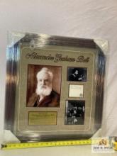 Alexander Graham Bell Signed Cut Photo Frame