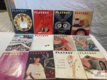1957 Playboy Magaines complete set of 12