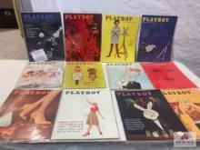 1959 Playboy Magazines complete set of 12