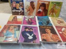 1970 Playboy Magazines complete set of 12